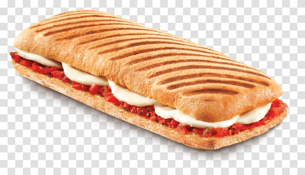 Panini Mozzarella Amp Tomato Panini Crocodile, Bread, Food, Burger, Sandwich Transparent Png