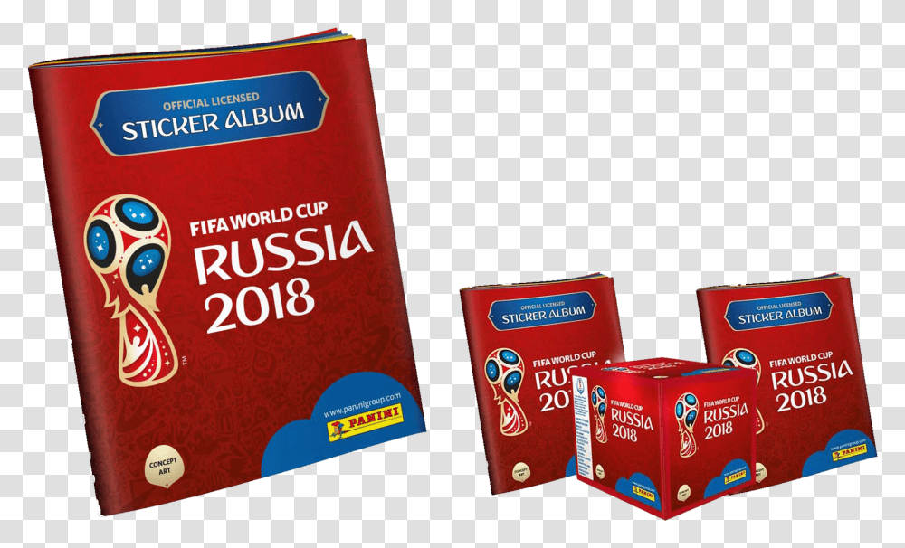 Panini World Cup 2018 Sticker Album, Box, Carton, Cardboard, Advertisement Transparent Png