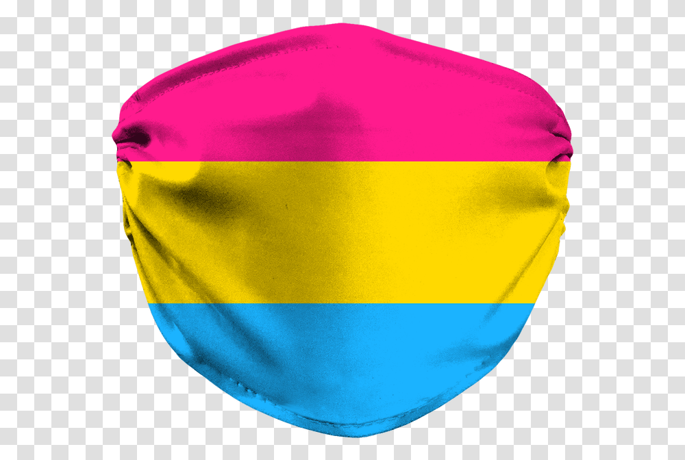 Pansexual Flag Face Mask Vertical, Clothing, Balloon, Bathing Cap, Hat Transparent Png