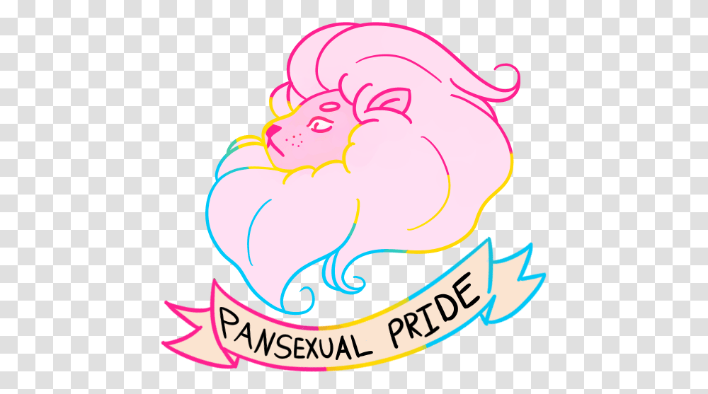Pansexual Steven Universe, Label, Sticker Transparent Png