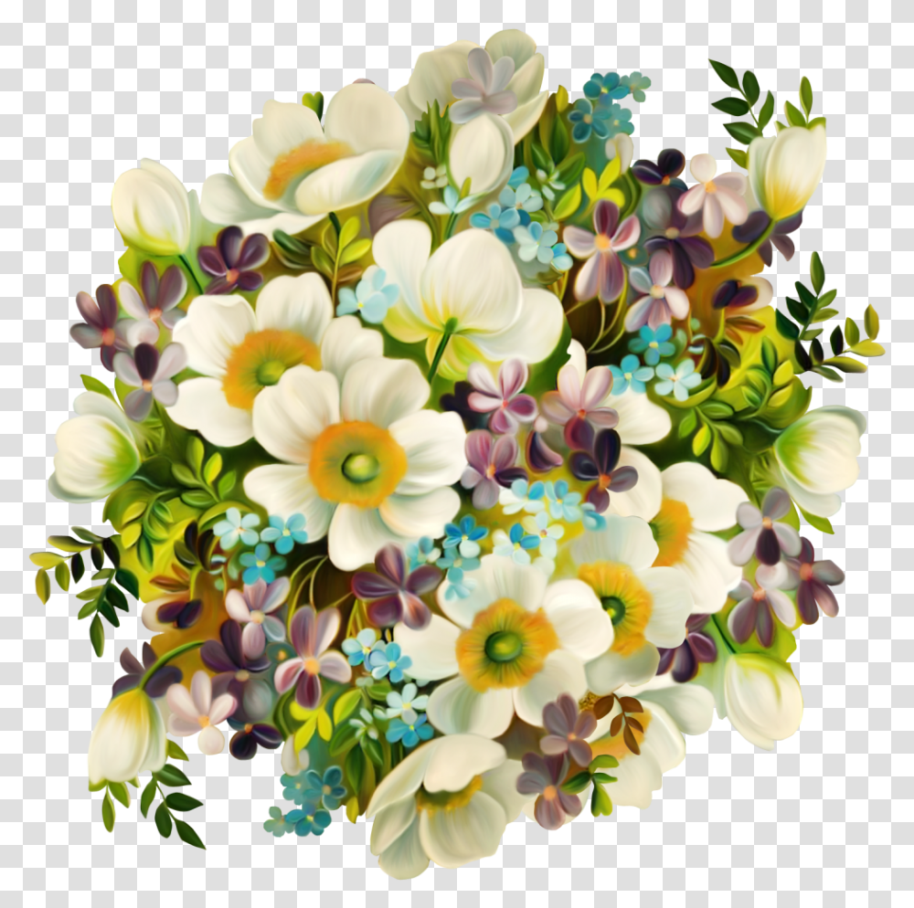 Pansies Flores Vintage, Plant, Flower, Blossom, Flower Arrangement Transparent Png