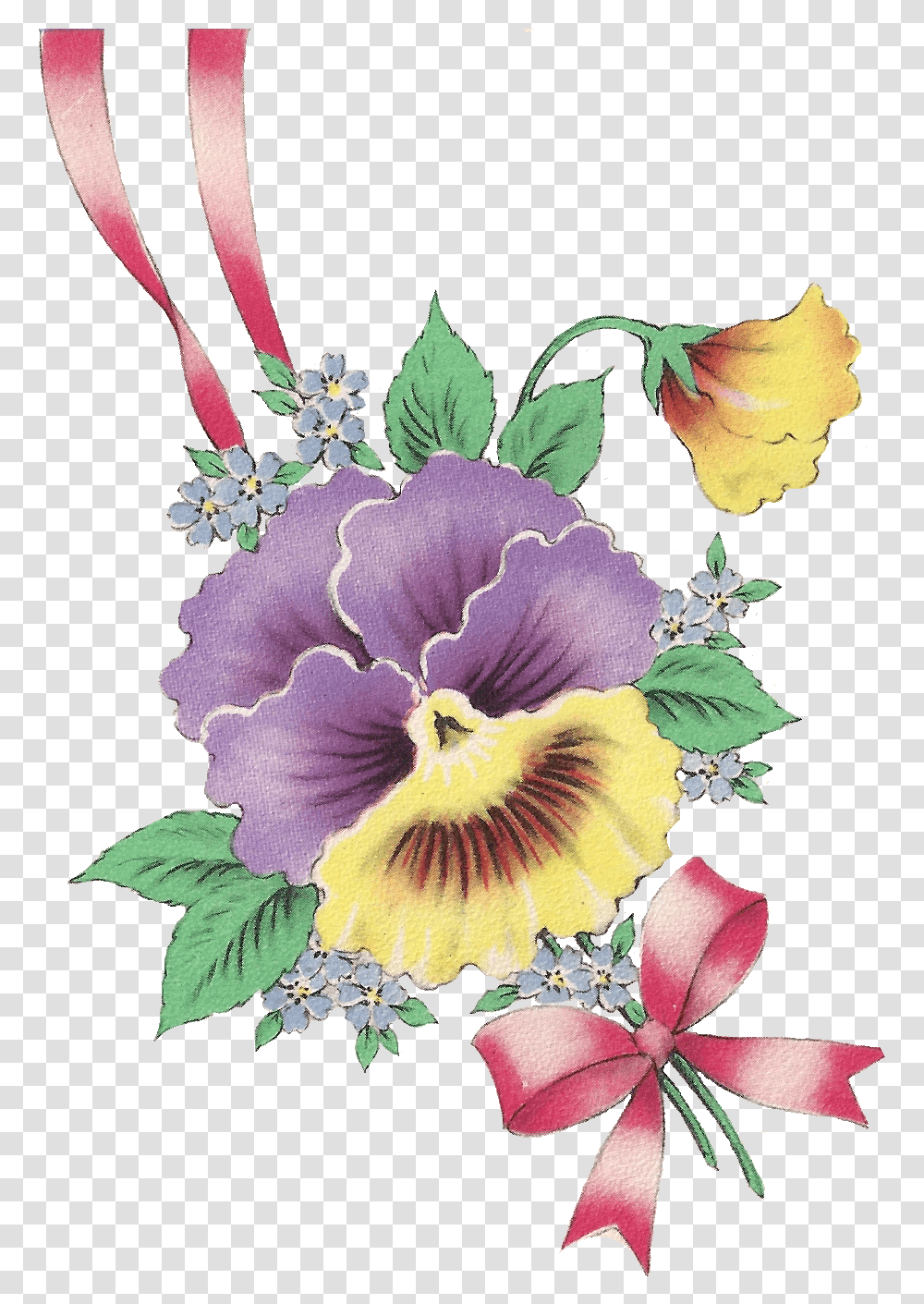 Pansy Fairy, Plant, Flower, Blossom, Pattern Transparent Png