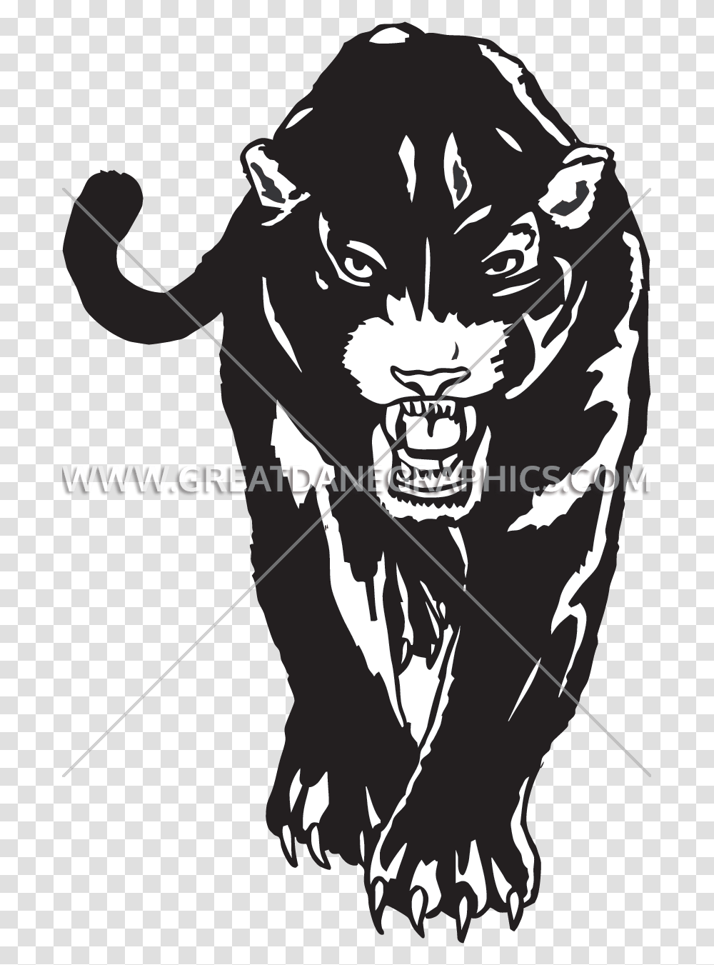 Panther Clipart Line Art Head Black Panther Silhouette, Mammal, Animal, Snout, Person Transparent Png