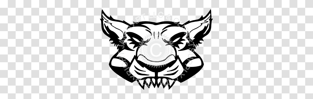 Panther Clipart Tooth, Stencil Transparent Png