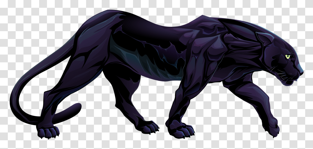 Panther Hd Black Panther Animal Full Body, Dragon, Horse, Mammal, Wildlife Transparent Png