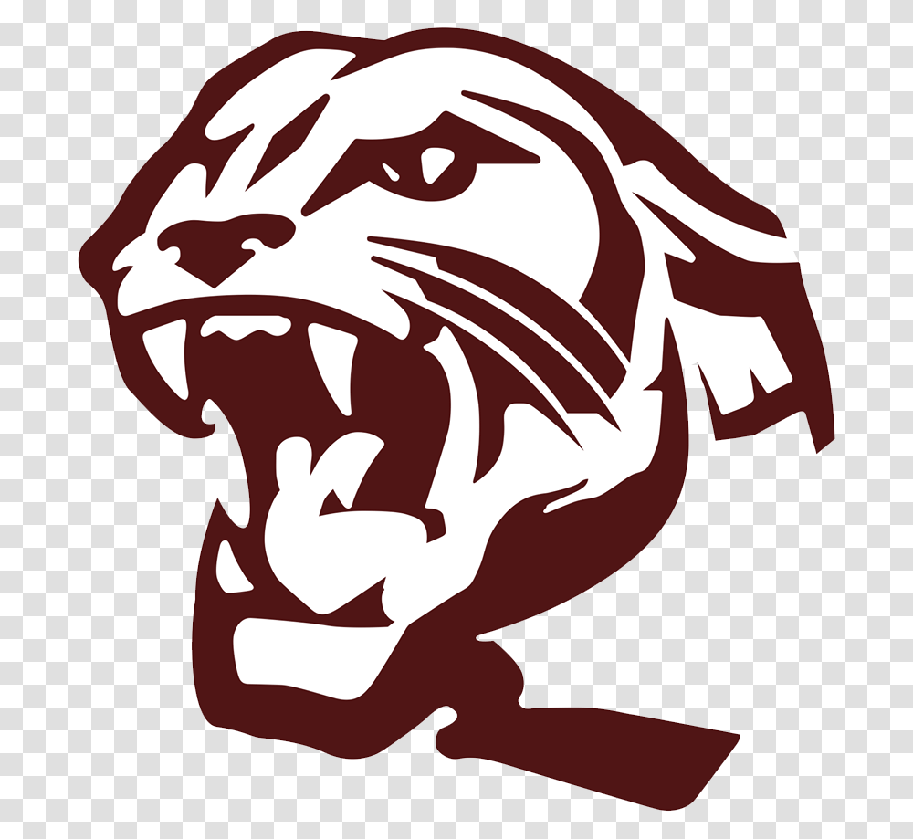Panther Head Clipart Benton Panthers, Ketchup, Food, Mouth, Ornament Transparent Png
