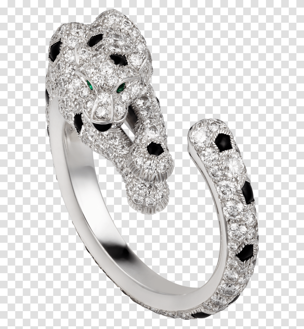 Panthere Ring Cartier, Jewelry, Accessories, Accessory, Diamond Transparent Png