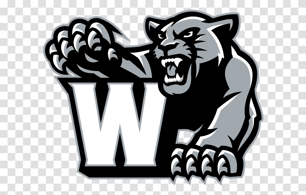 Panthers Clipart Western Panthers Logo, Ape, Wildlife, Mammal, Animal Transparent Png