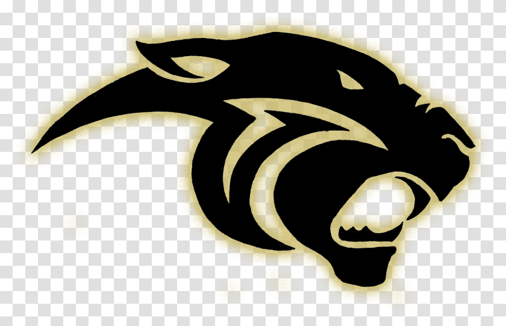 Panthers Logo Black Panther Logo, Label, Dragon, Calligraphy Transparent Png