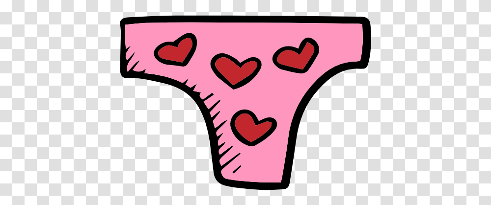 Panties Fashion Underwear Hearts Lingerie Valentines Pink Underwear Cartoon, Text, Symbol, Number, Cushion Transparent Png