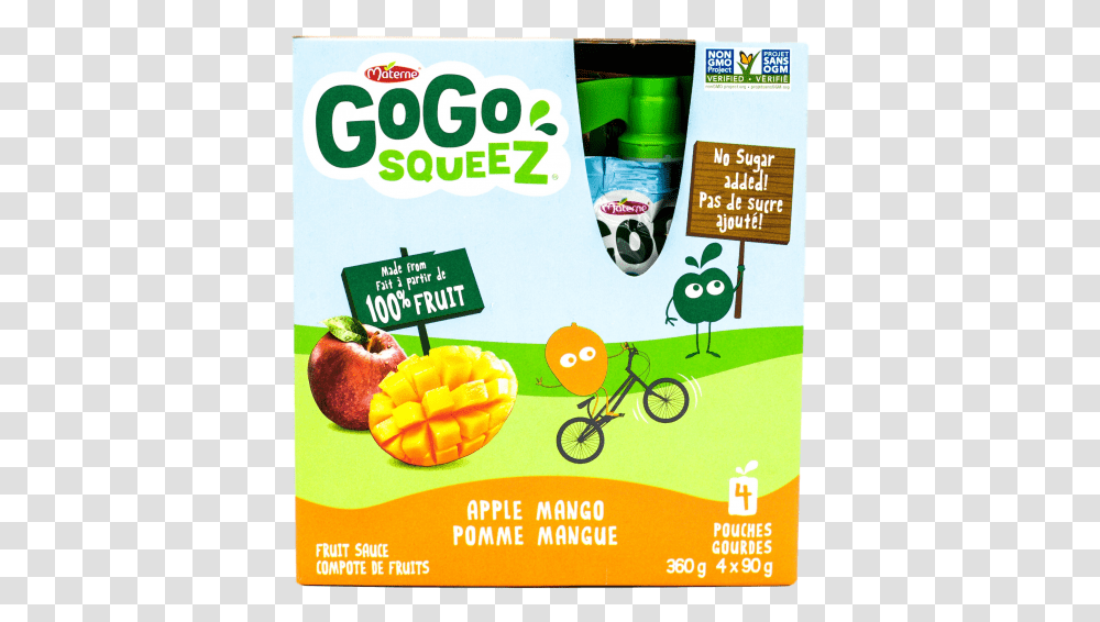 Pantry Apple Grape Gogo Squeez Organic Apple Mango, Advertisement, Flyer, Poster, Paper Transparent Png