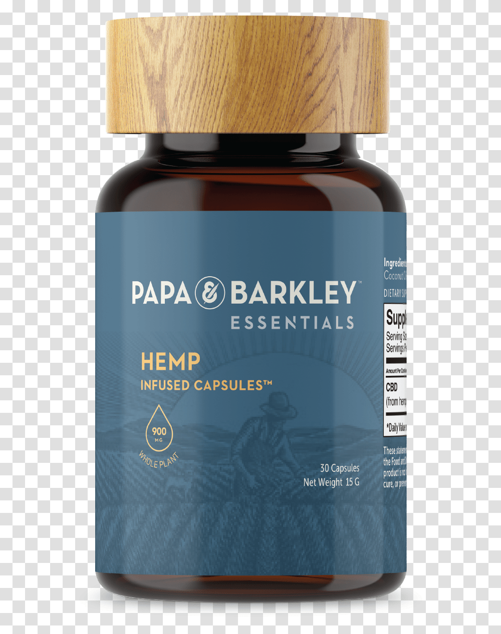 Papa Barkley Releaf Capsules, Book, Cosmetics, Person, Human Transparent Png