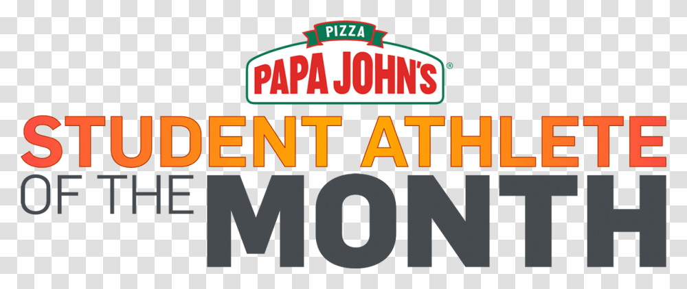 Papa Johnquots Student Athlete Of The Month Oval, Label, Word, Logo Transparent Png