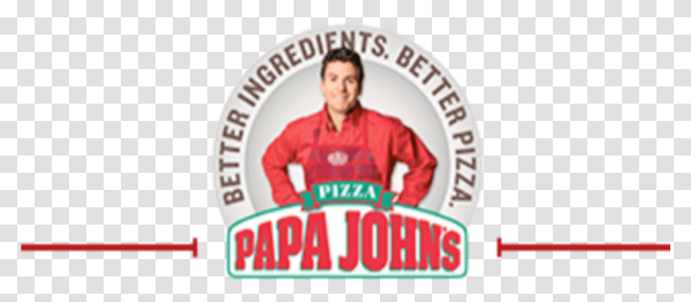 Papa Johns, Person, Logo, Word Transparent Png