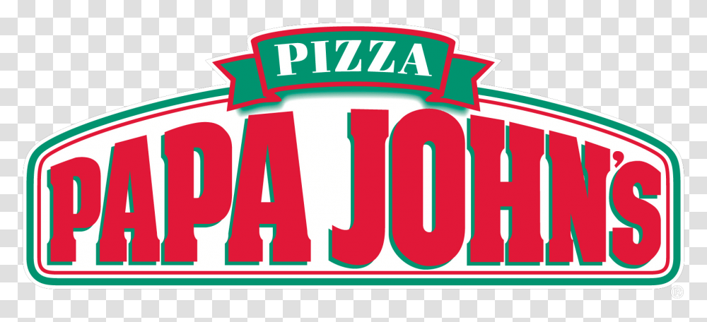 Papa Johns Pizza, Word, Label, Meal Transparent Png