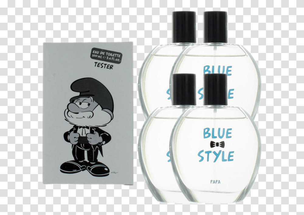 Papa Smurf, Bottle, Cosmetics, Perfume, Wristwatch Transparent Png