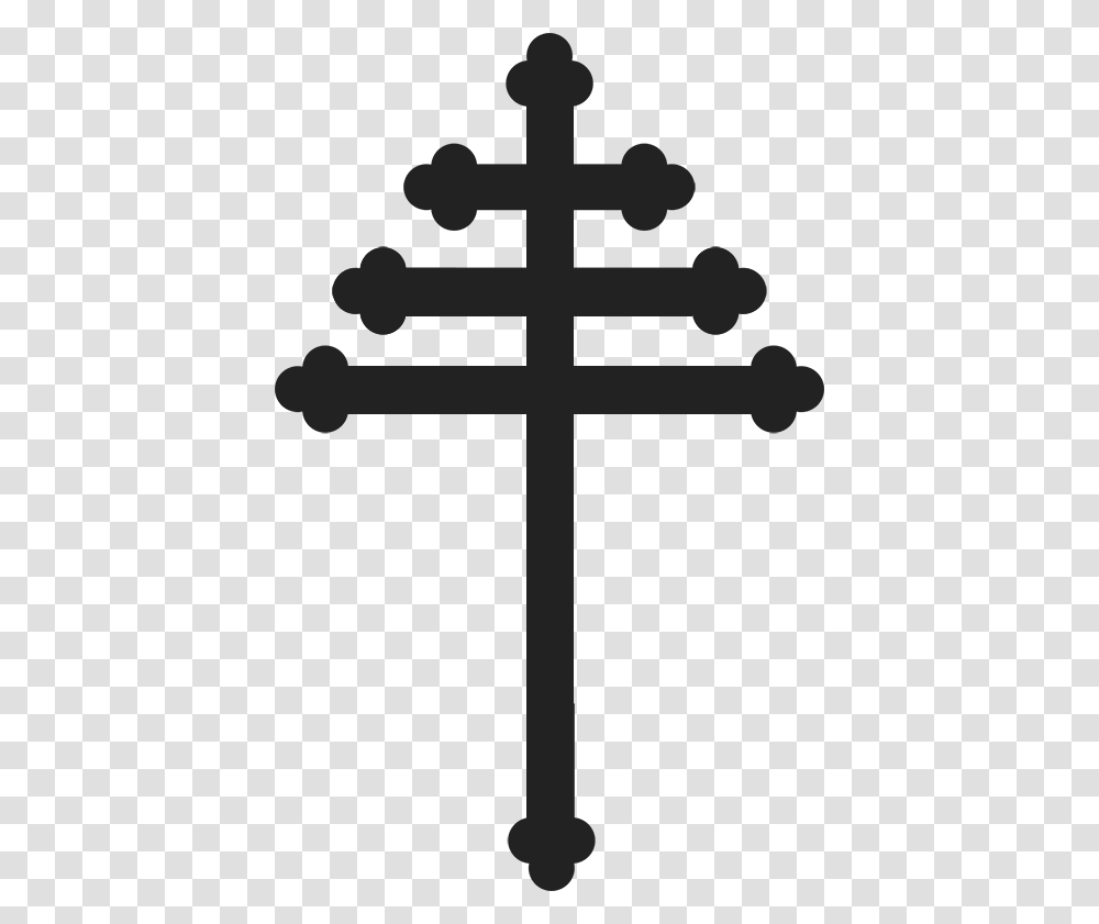 Papal Cross, Stencil, Silhouette, Arrow Transparent Png
