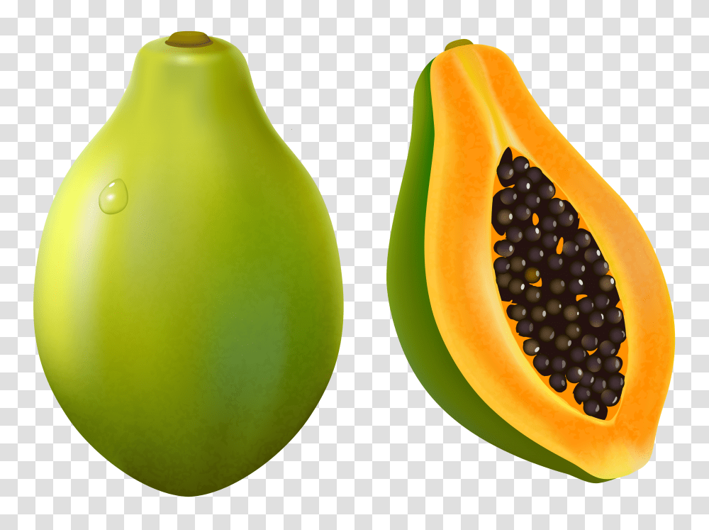 Papaya Vector Clipart, Plant, Fruit, Food, Tennis Ball Transparent Png