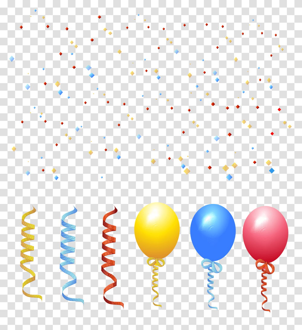 Papelillos Cerpentinas Globos, Ball, Confetti, Paper, Balloon Transparent Png