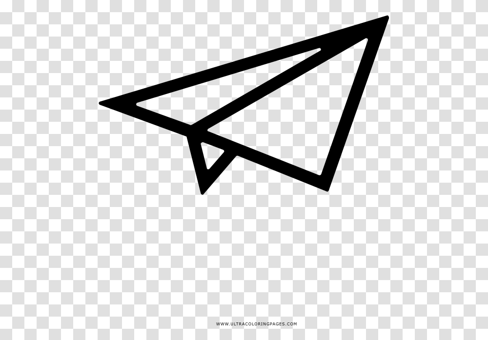 Paper Airplane Coloring, Gray, World Of Warcraft Transparent Png
