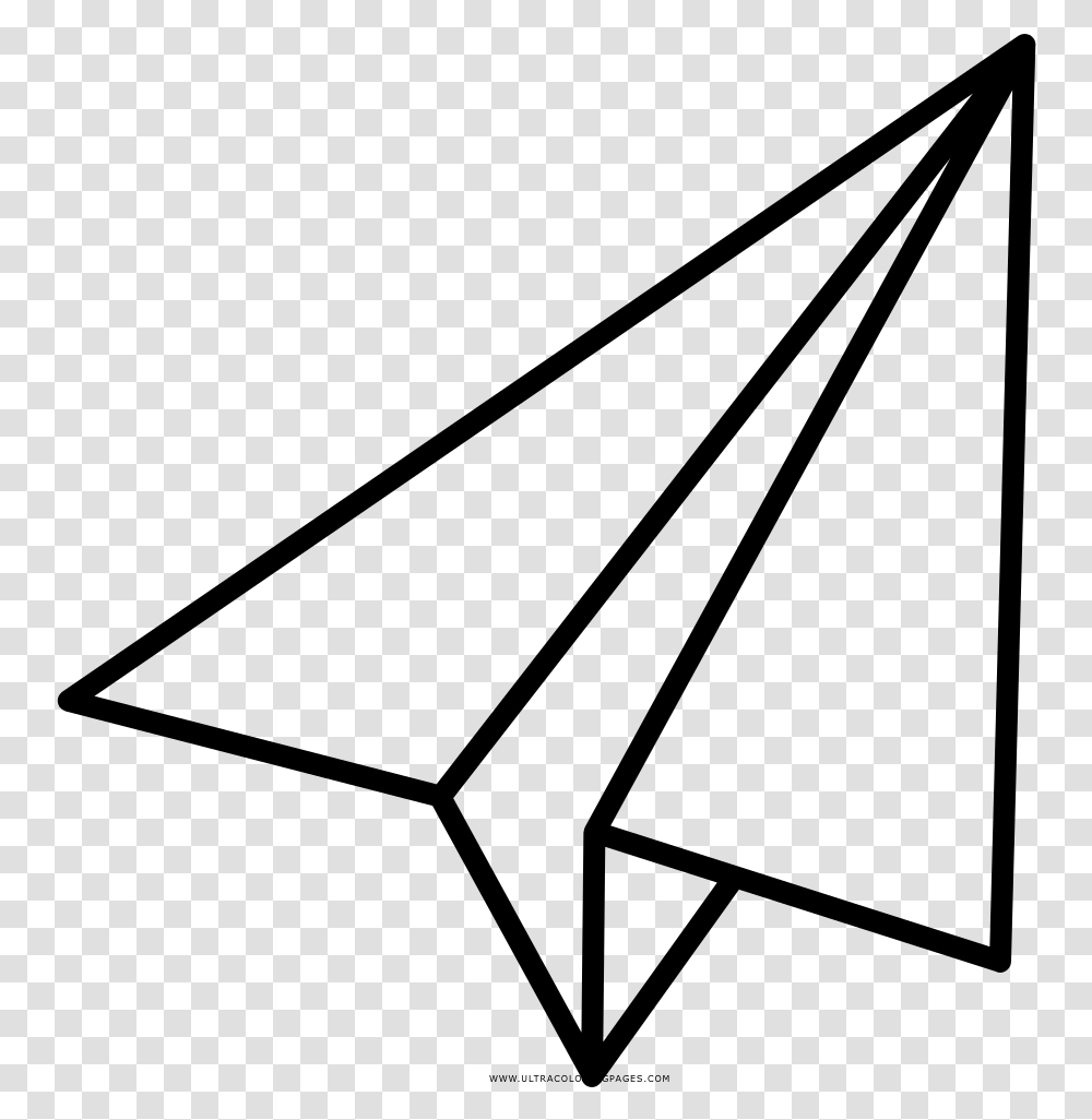 Paper Airplane Coloring, Gray, World Of Warcraft Transparent Png