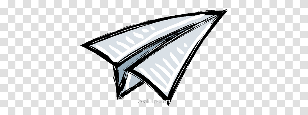 Paper Airplane Royalty Free Vector Clip Art Illustration, Transportation Transparent Png