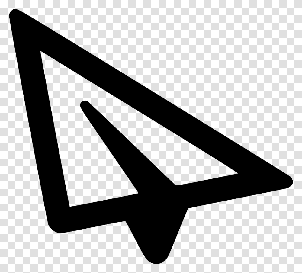 Paper Airplane Sign, Triangle, Axe, Tool Transparent Png