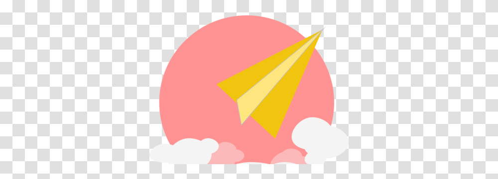 Paper Airplane & Clouds By Justin Matsnev Paper Plane Icon Colorful, Clothing, Apparel, Hat, Graphics Transparent Png