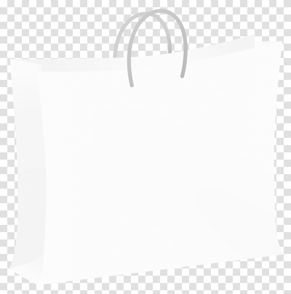 Paper Bag Black And White White Shopping Bag, Tote Bag, Cushion, Pillow Transparent Png