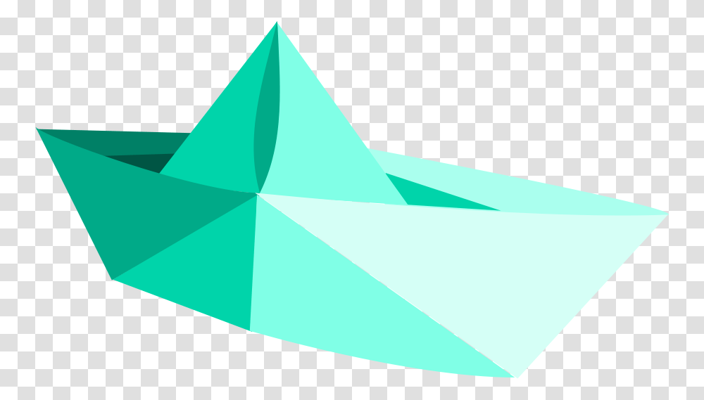 Paper Boat Clip Arts For Web, Triangle, Origami Transparent Png