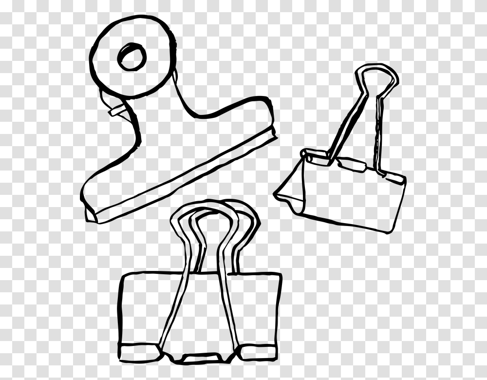 Paper Clip Clipart Black And White, Gray, World Of Warcraft Transparent Png