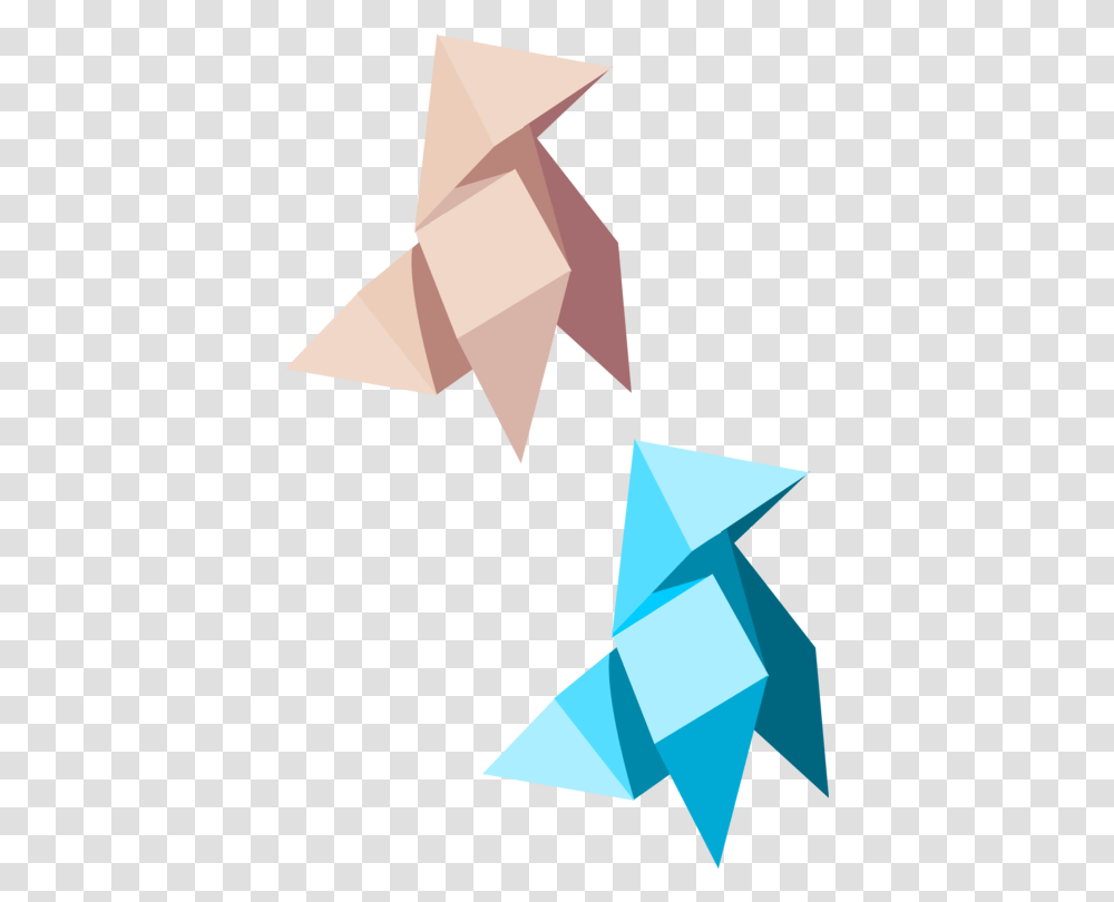 Paper Clip Origami Orizuru Notebook, Cross, Star Symbol Transparent Png