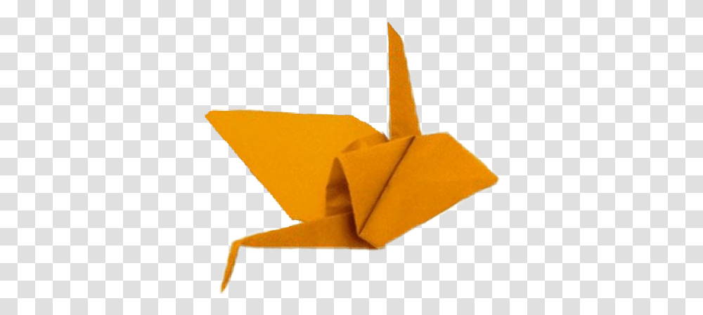 Paper Crane Origami Orange Craft Moodboard Pngs Transparent Png