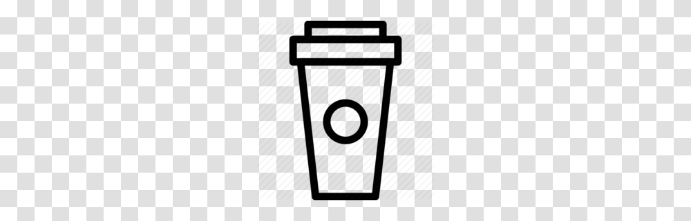 Paper Cup Clipart, Light, Stencil Transparent Png