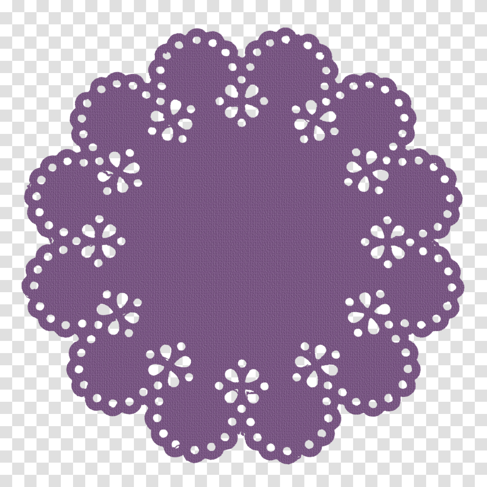 Paper Doily Embellishment Purple, Rug Transparent Png