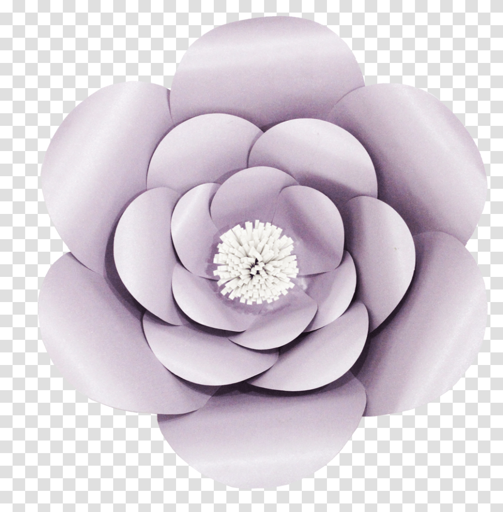 Paper Flower Lavender Three Stack Paper Flower, Dahlia, Plant, Crystal, Accessories Transparent Png