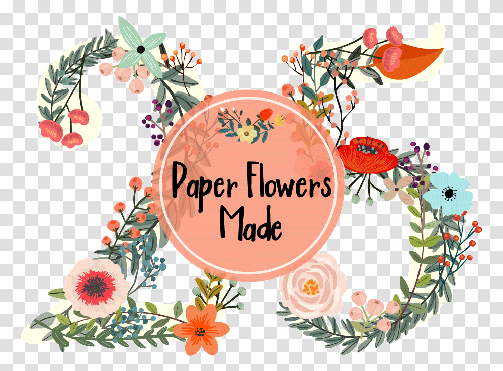 Paper Flowers Number Flower, Graphics, Art, Floral Design, Pattern Transparent Png