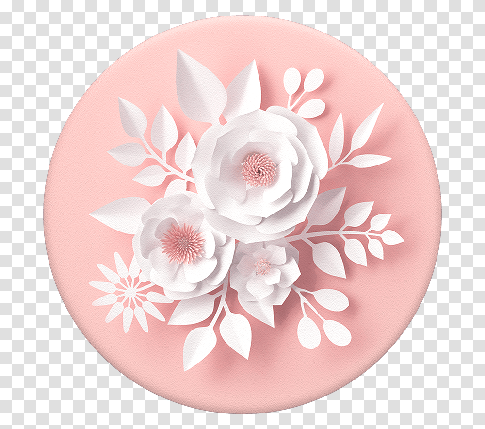 Paper Flowers Popsockets Paper Flowers, Plant, Dahlia, Floral Design, Pattern Transparent Png