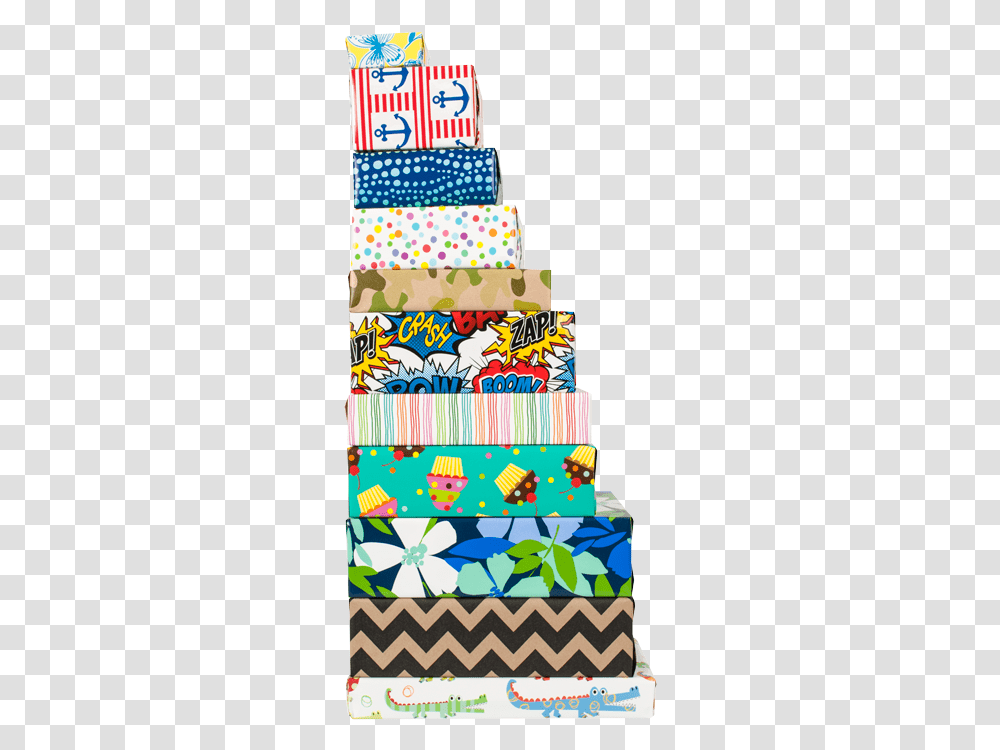 Paper Gift Wrap, Birthday Cake, Dessert, Food, Greeting Card Transparent Png