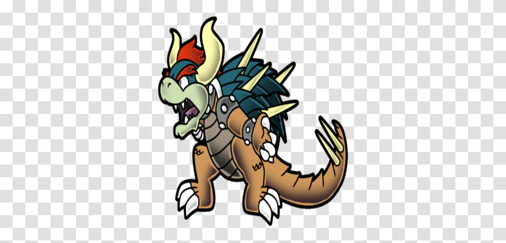 Paper Giga Bowser Roblox, Dragon Transparent Png