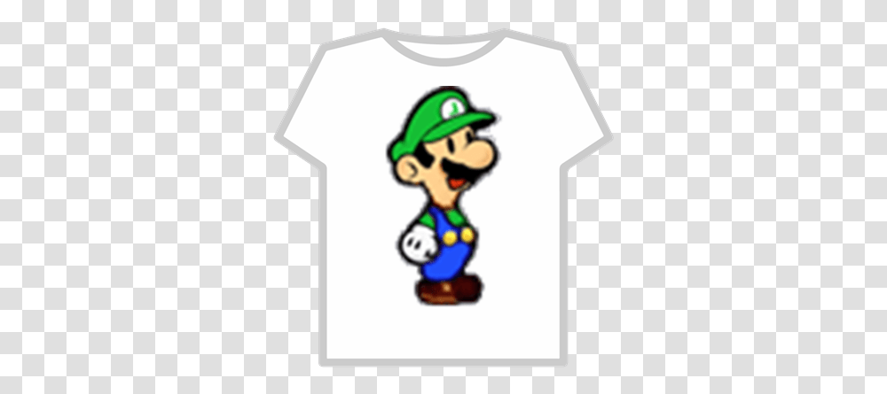 Paper Luigi Weegee Roblox T Shirt, Super Mario, T-Shirt, Clothing, Apparel Transparent Png