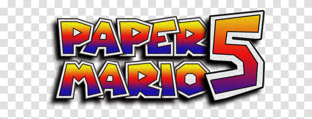 Paper Mario 5 Logo Paper Mario, Graffiti, Rug, Wall, Mural Transparent Png