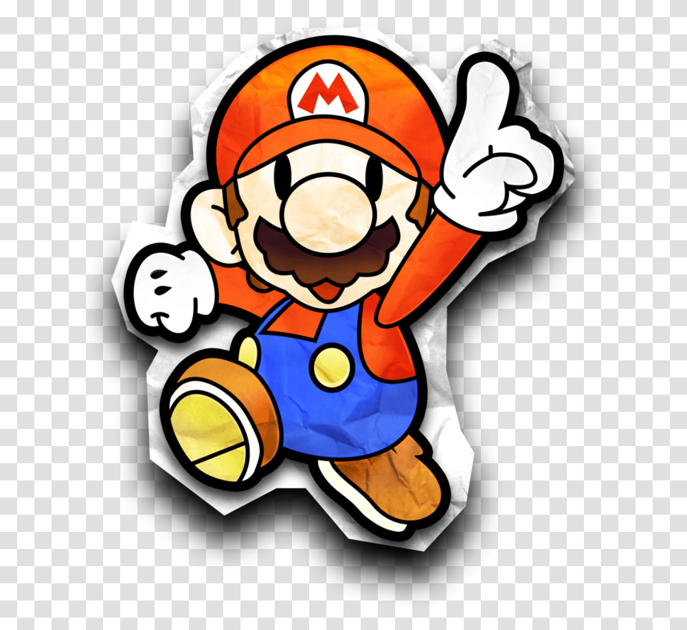 Paper Mario Art, Super Mario Transparent Png