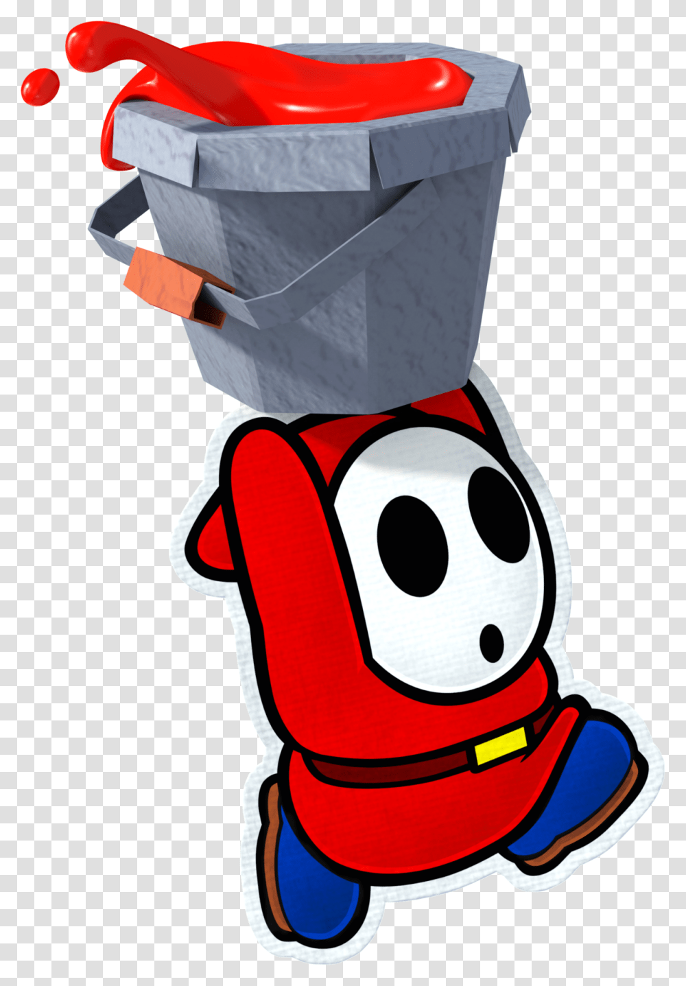 Paper Mario Color Splash Character, Outdoors, Bag, Mascot, Sack Transparent Png