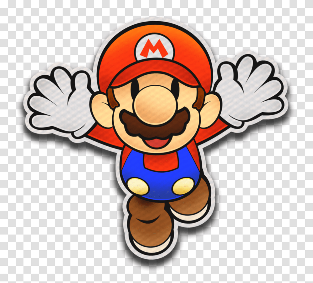 Paper Mario Color Splash Style, Super Mario, Mascot Transparent Png