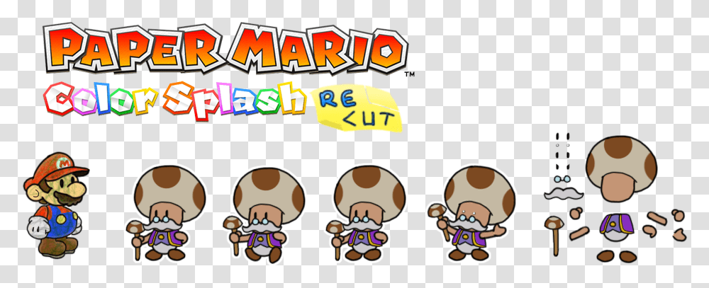 Paper Mario Color Splash Toadsworth, Super Mario, Pac Man Transparent Png