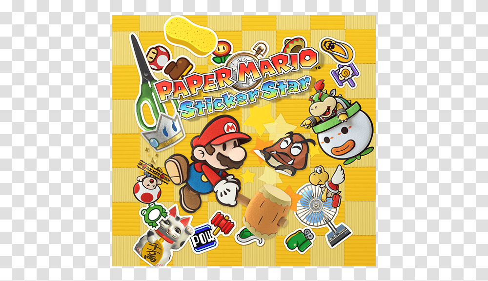 Paper Mario Sticker Star Ost, Super Mario, Label, Food Transparent Png