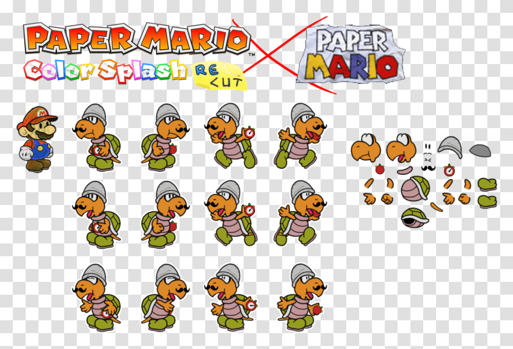 Paper Mario, Super Mario Transparent Png