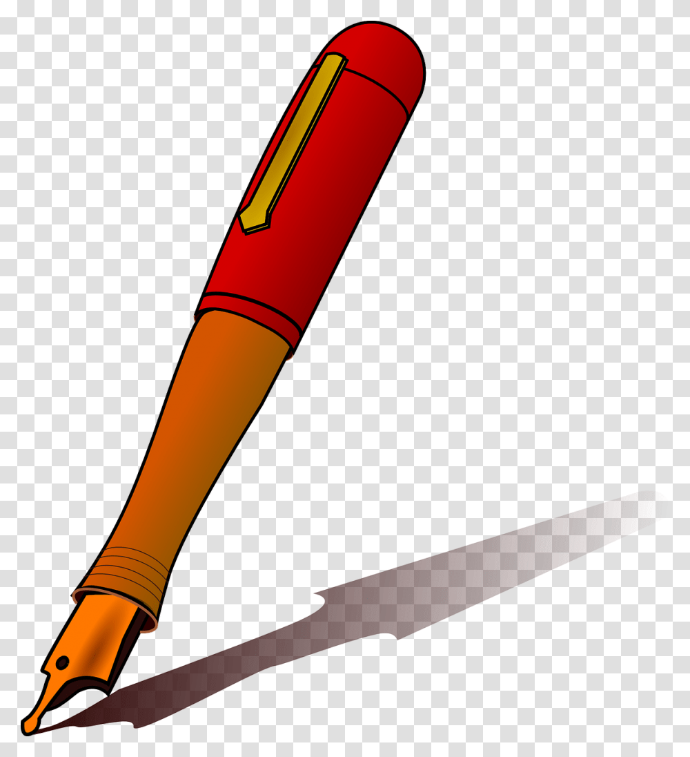 Paper Marker Pen Clip Art, Fountain Pen, Baseball Bat, Team Sport, Sports Transparent Png