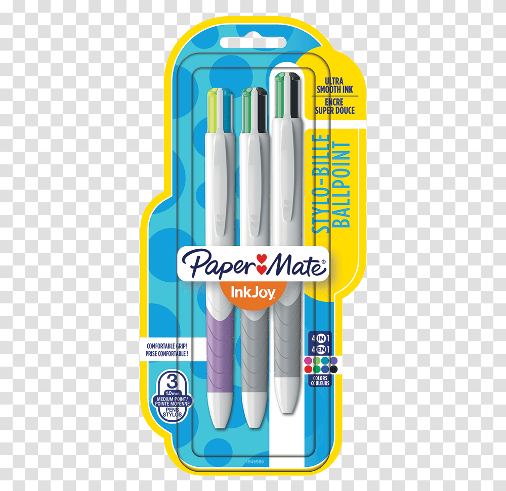 Paper Mate Inkjoy 4 Color Pen, Urban, Plot, Bed Transparent Png